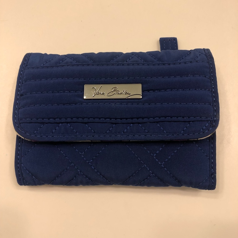 Vera Bradley Euro Wallet in Classic Blue